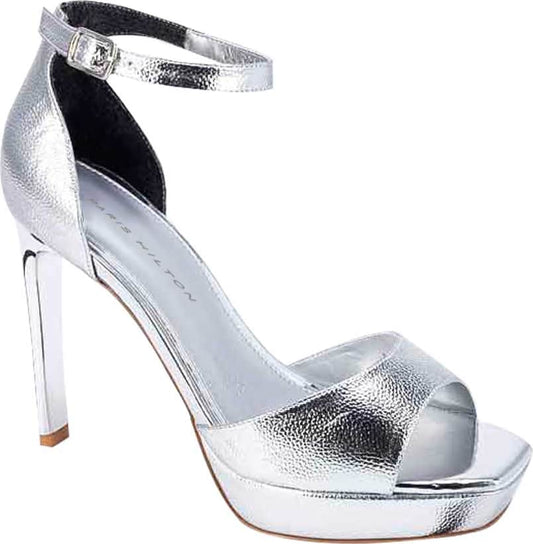 Paris Hilton 1355 Women Silver Sandals