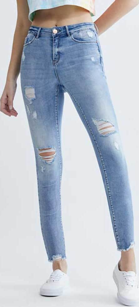 Atmosphere Dnm 7731 Women Gray jeans casual