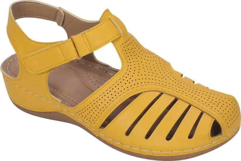 Shosh C06A Women Yellow Sandals