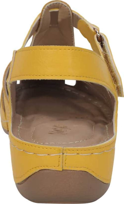 Shosh C06A Women Yellow Sandals