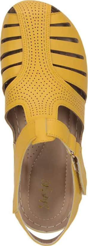 Shosh C06A Women Yellow Sandals