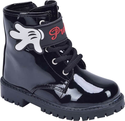 Vivis Shoes Kids 1605 Girls' Black Booties