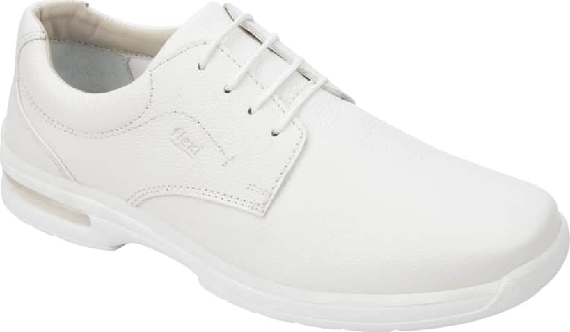 Flexi 2801 Men White Shoes Leather - Beef Leather