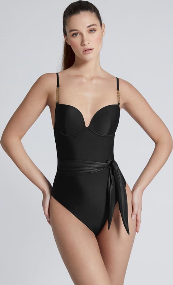 Holly Land R02A Women Black swimsuit