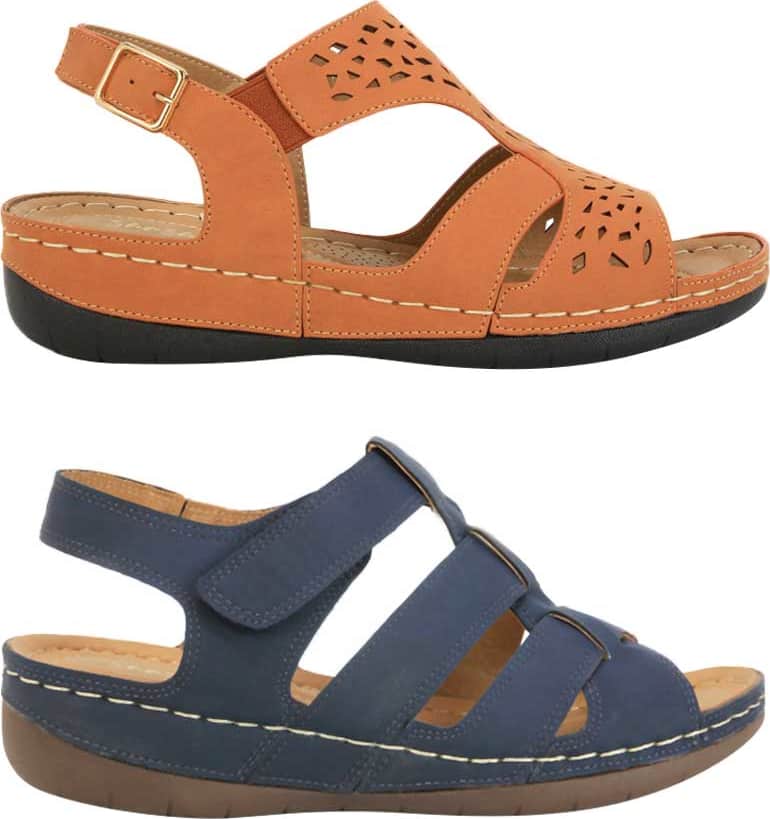 Shosh 7456 Women Multicolor 2 pairs kit Sandals