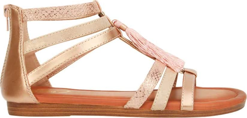 Pink By Price Shoes 1501 Women Rosegold Sandals