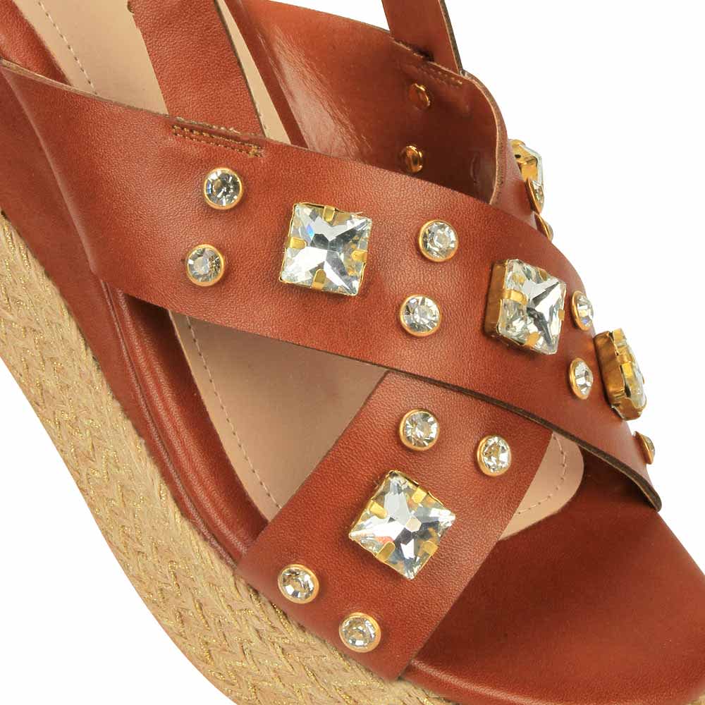 Vi Line 2449 Women Cognac Sandals