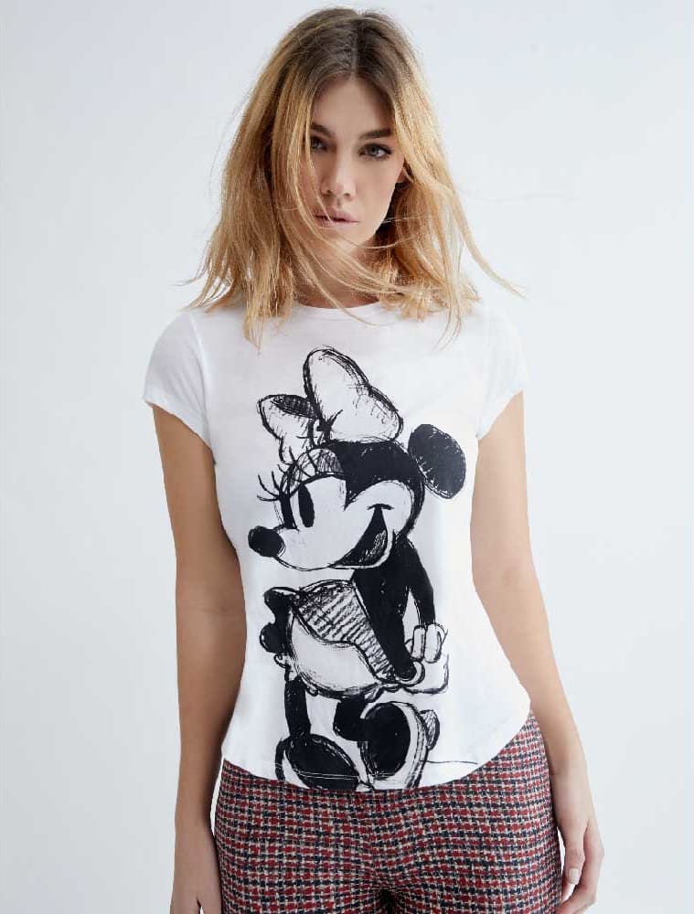 Disney KR12 Women White Blouse