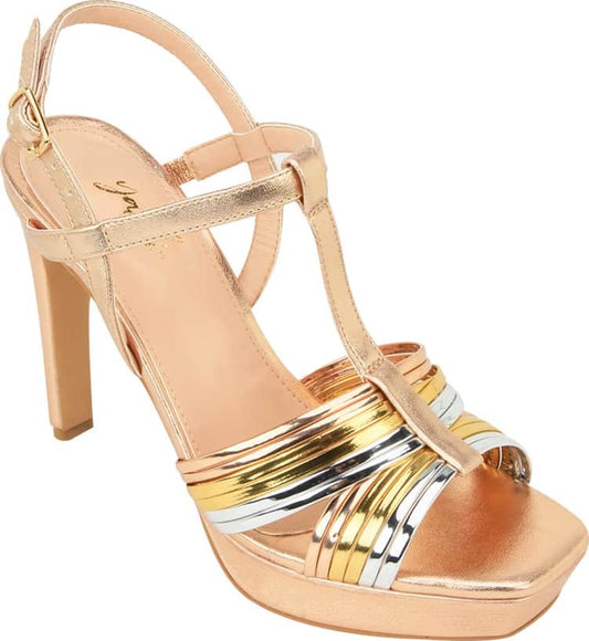 Yaeli Fashion 1358 Women Rosegold Sandals