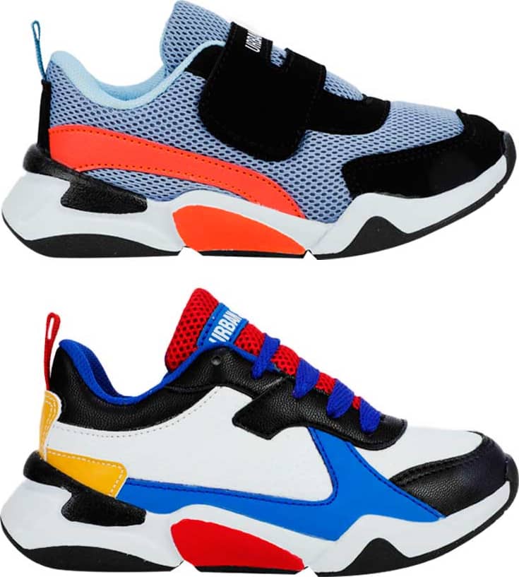 Urban Shoes 640 Boys' Multicolor 2 pairs kit urban Sneakers