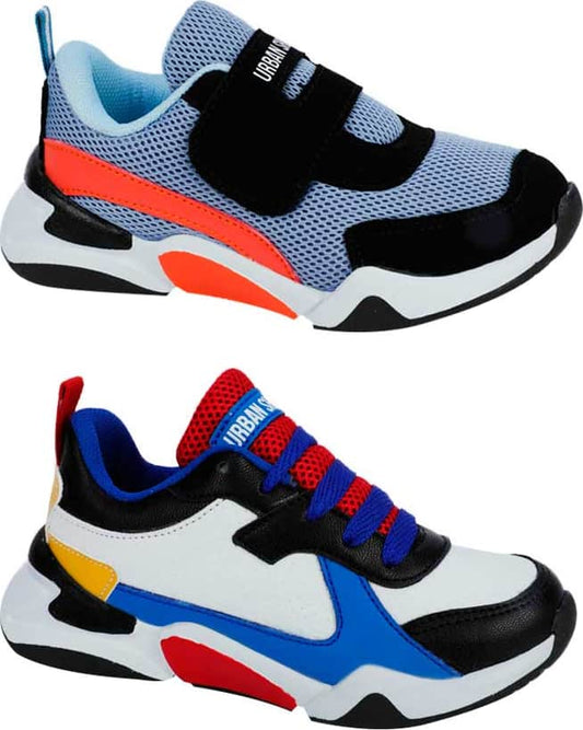 Urban Shoes 640 Boys' Multicolor 2 pairs kit urban Sneakers