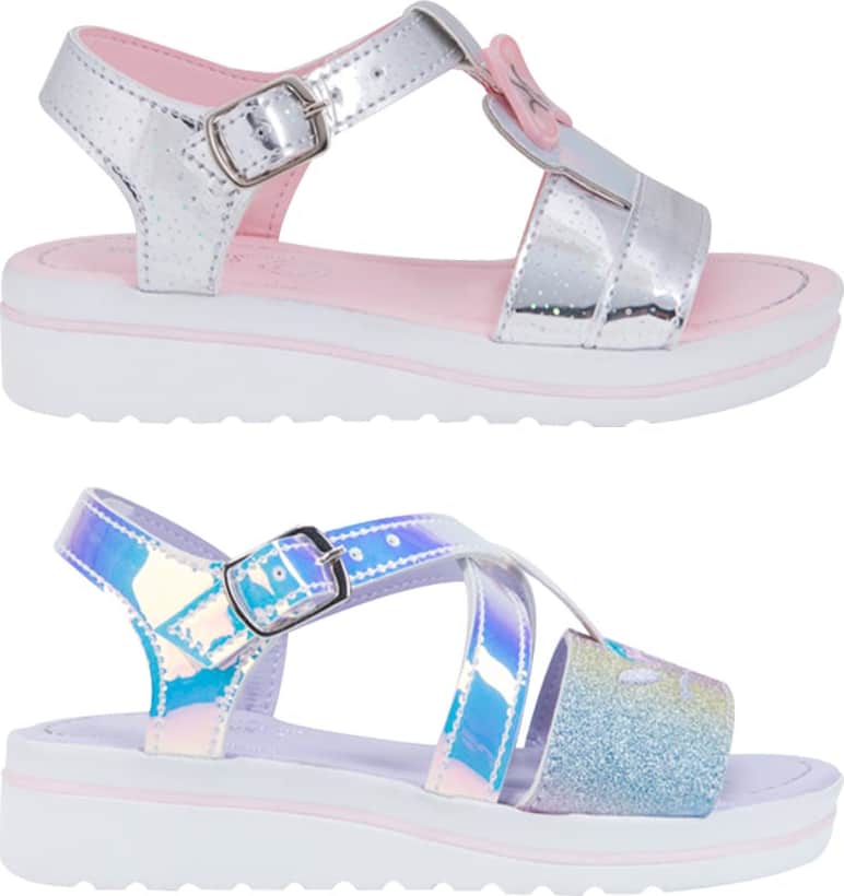 Vivis Shoes Kids 2169 Girls' Multicolor 2 pairs kit Sandals