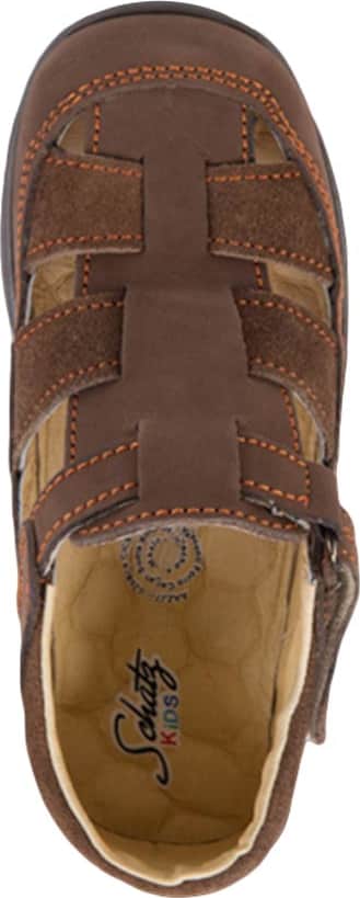 Schatz Kids 6030 Boys' Camel Sandals Leather - Coagulated (plastic)