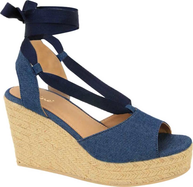 Vi Line 3122 Women Denim Blue Sandals