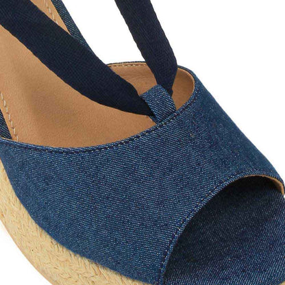 Vi Line 3122 Women Denim Blue Sandals