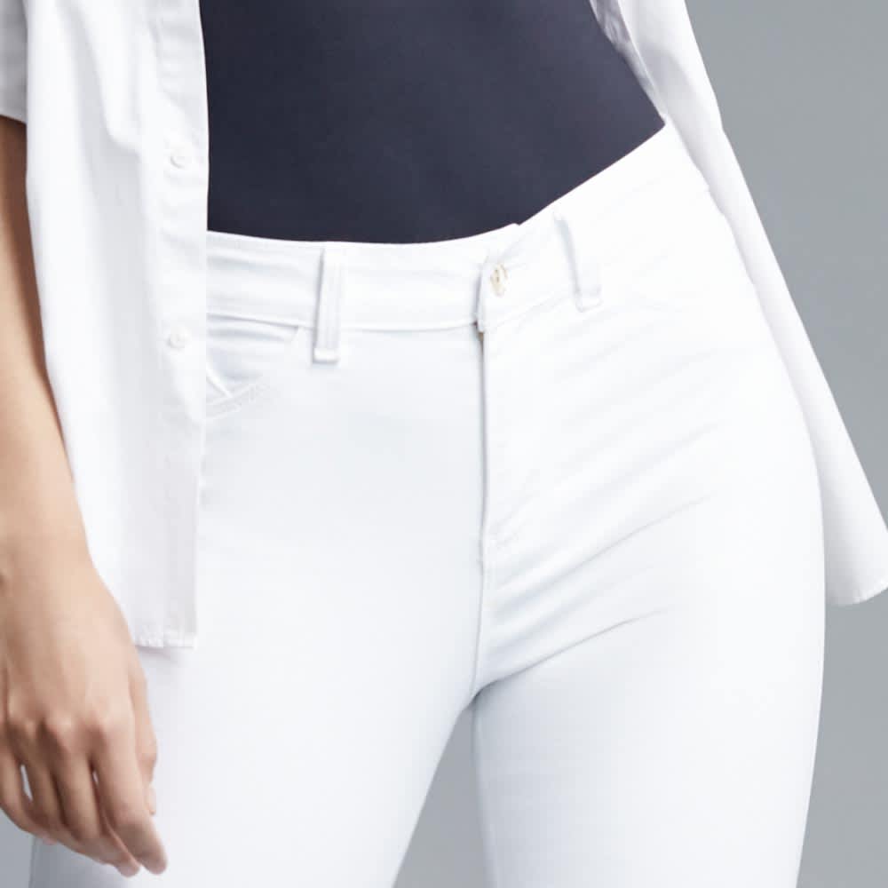 Fergino 2161 Women White jeans casual