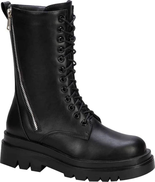 Goodyear B037 Women Black Mid-calf boots