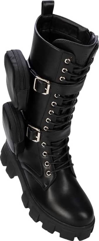 Belinda Peregrin 1035 Women Black Mid-calf boots