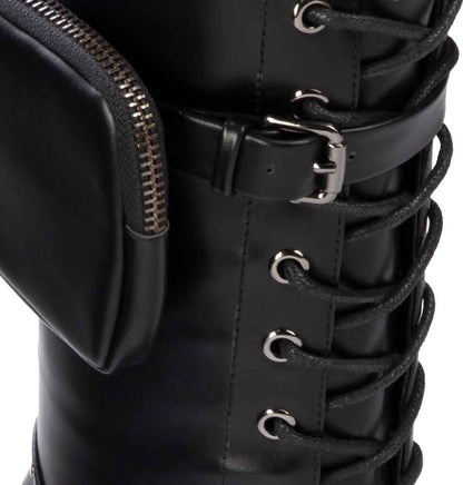 Belinda Peregrin A157 Women Black Mid-calf boots