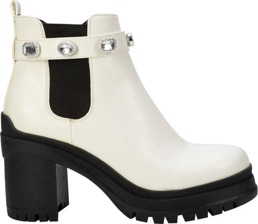 Belinda Peregrin E621 Women White Boots