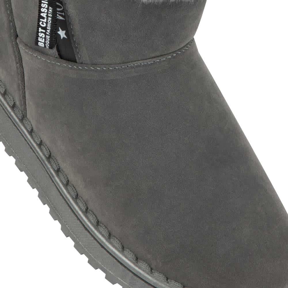 Pink By Price Shoes MX01 Women Gray Ugg Boots