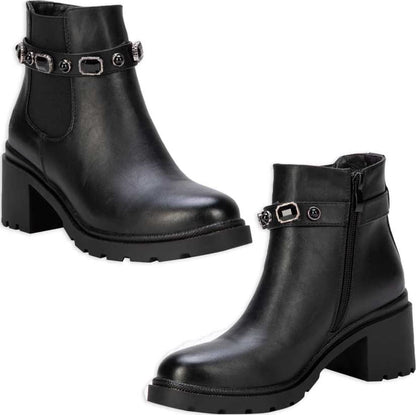 Belinda Peregrin 2407 Women Black Boots