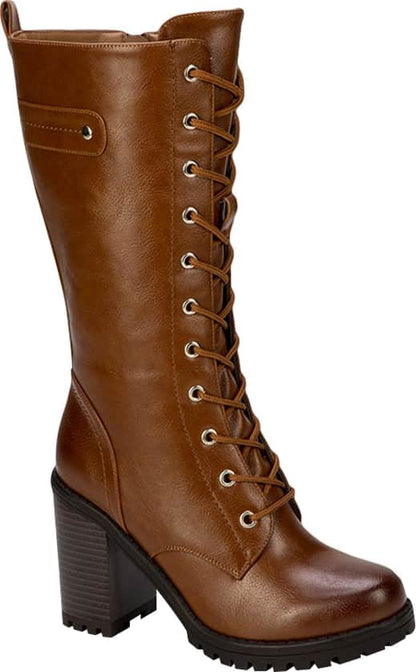 Tierra Bendita 5656 Women Cognac Mid-calf boots