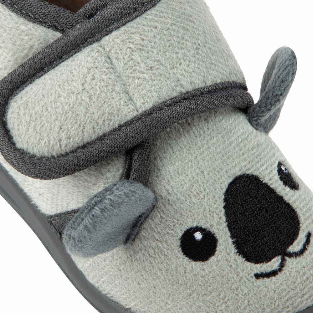 Schatz Kids OALA Boys' Gray Slippers