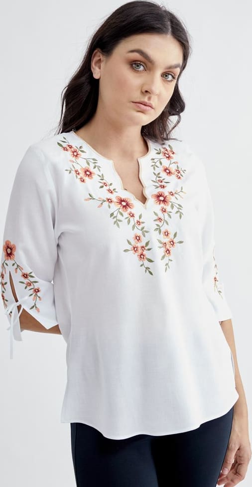 Paloma Carmin 7468 Women White Blouse