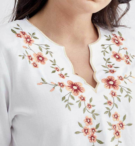 Paloma Carmin 7468 Women White Blouse