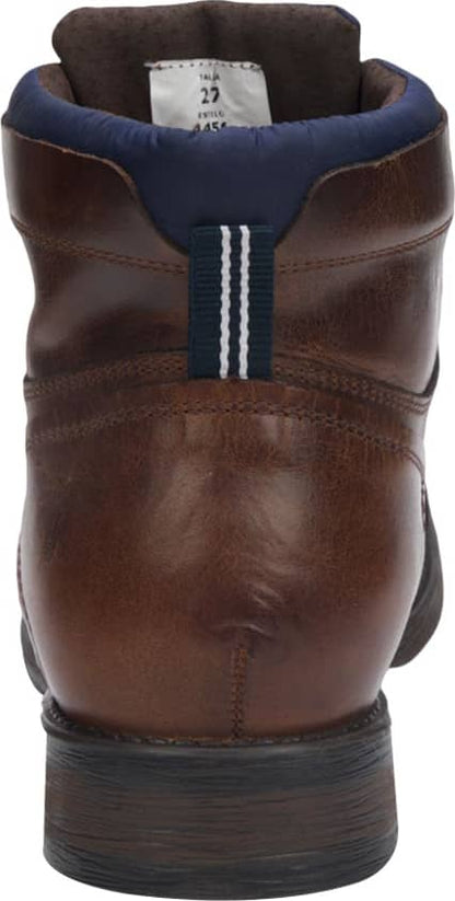 Nautica XIMO Men Chocolate Laces Boots Leather