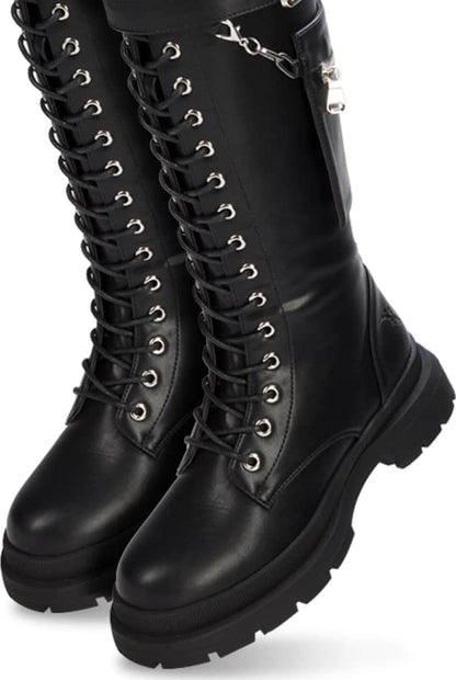 Goodyear 2308 Women Black Mid-calf boots